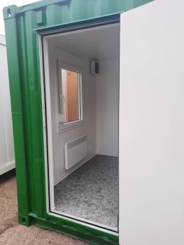 Vestavba obytné části do 20´ kontejneru Vestavba obytné části do 20´ kontejneru