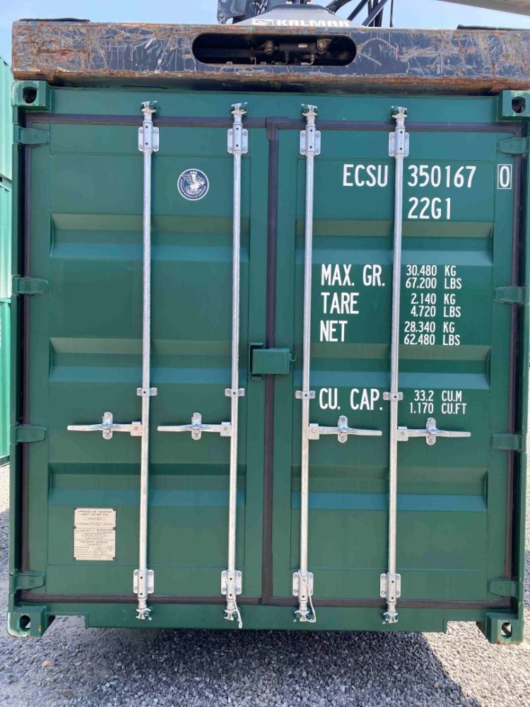 Lodní kontejner 20´po první cestě RAL 6005