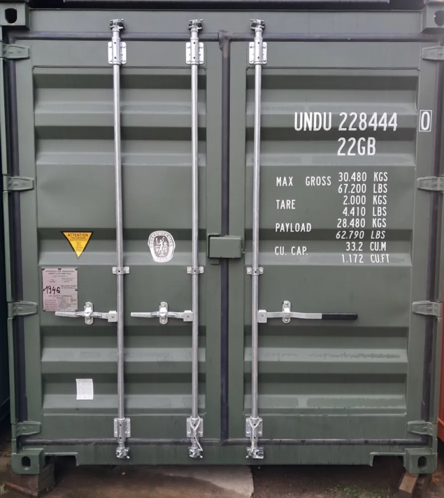 Lodní kontejner 20´ po první cestě č. 1946, RAL 6007