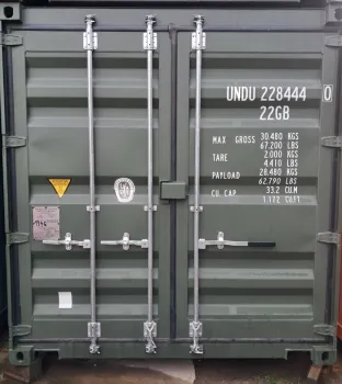 Lodní kontejner 20´ po první cestě č. 1946, RAL 6007