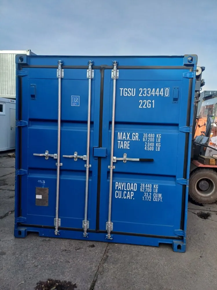 Lodní kontejner 20´ zánovní č. 1967/A, RAL 5010