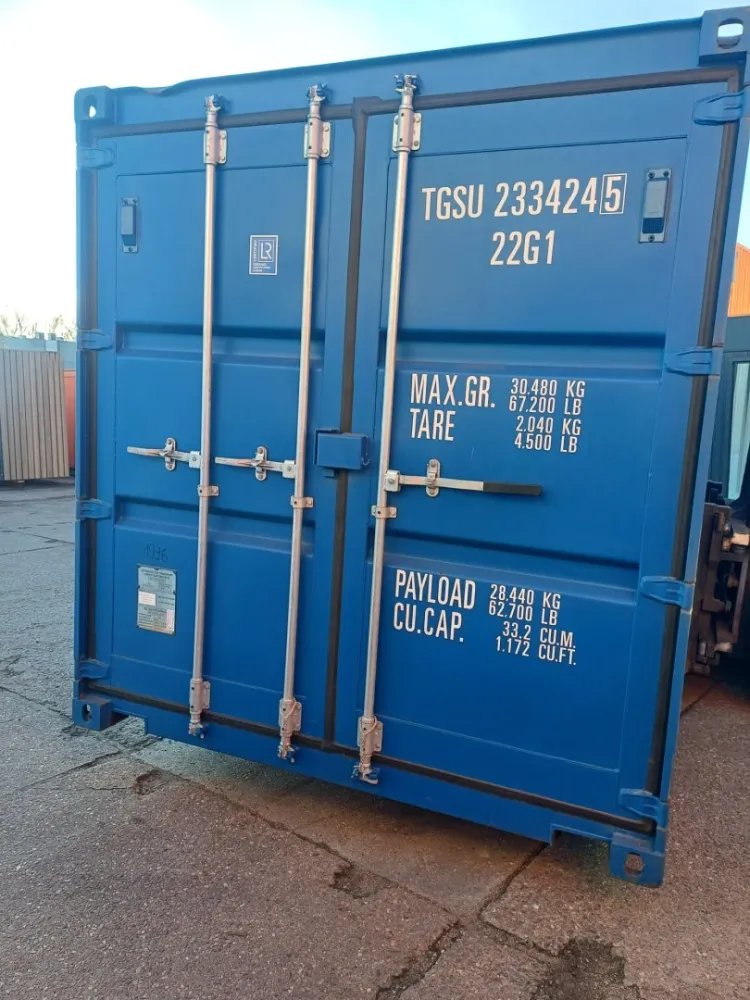 Lodní kontejner 20´ zánovní č. 1996, RAL 5010