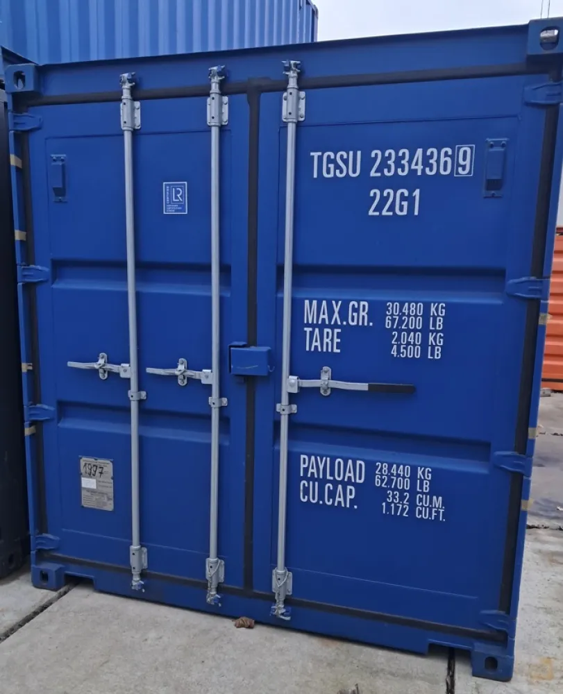 Lodní kontejner 20´ zánovní č. 1997, RAL 5010