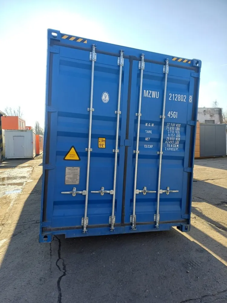 Lodní kontejner 40' HC zánovní  č. 2004 RAL 5010