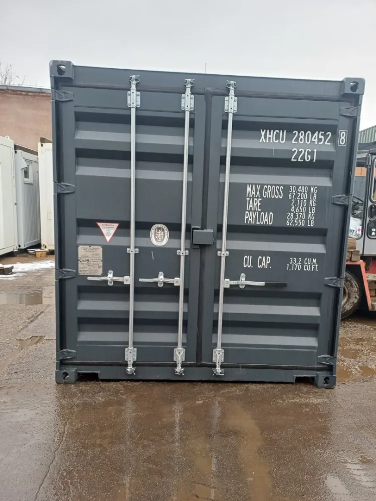 Lodní kontejner 20´ po první cestě č. 2009, RAL 7016