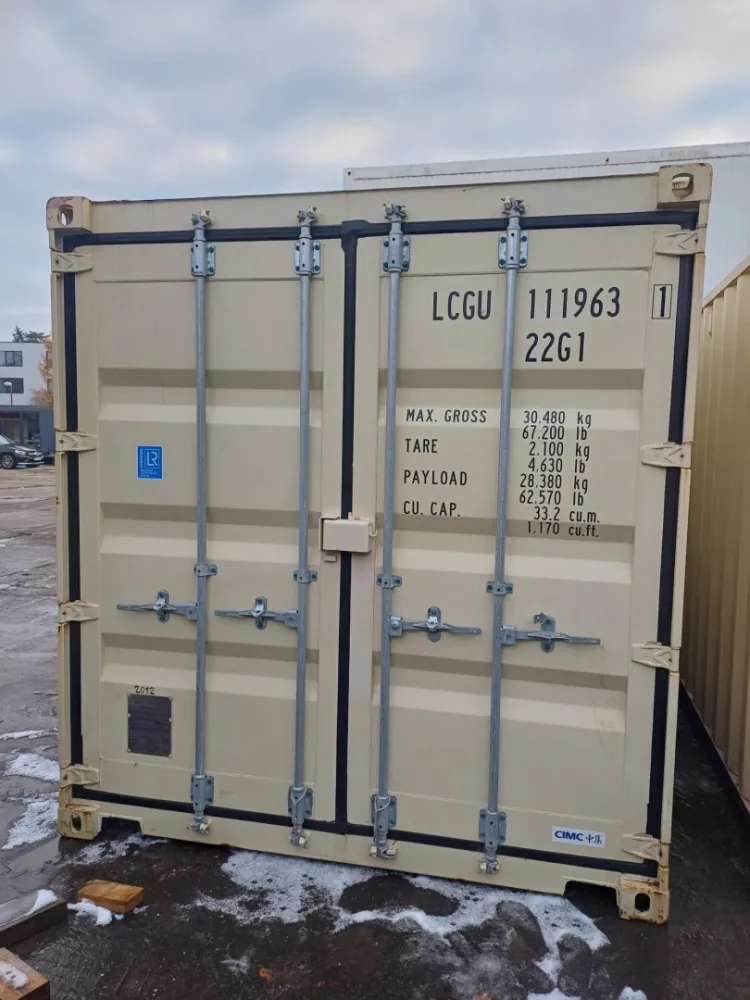 Lodní kontejner 20´ zánovní č. 2012, RAL 1015