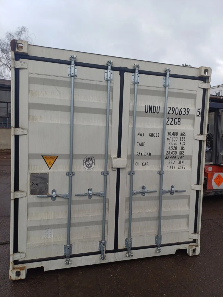 Lodní kontejner 20´ zánovní č. 2078, RAL 9010